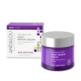 Andalou Naturals Resveratrol Q10 Night Repair Cream 50 g